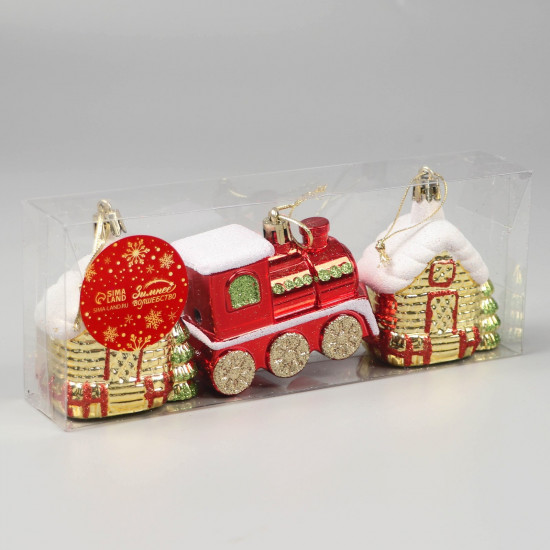 Набор украшений ёлочных «Новогоднее ассорти»