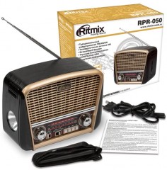 Радиоприемник портативный RPR-050 gold - Фото 6