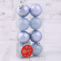 Набор шаров ёлочных «Матовый туман» - Фото 1