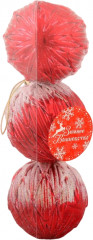 Набор шаров ёлочных «Иней» - Фото 1