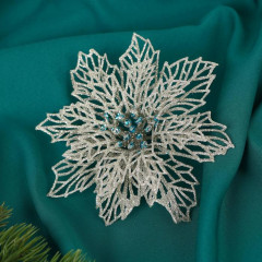 Набор украшений ёлочных «Ажурный цветок» - Фото 1