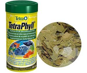 Корм в растительных хлопьях для рыб