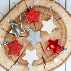 Набор украшений ёлочных «Звёздочки» - Фото 1