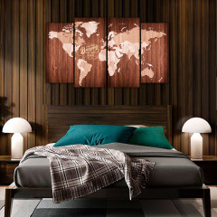 Картина модульная «Карта» - Фото 3