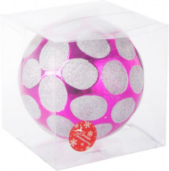 Шар ёлочный «Серебристый горох» - Фото 1