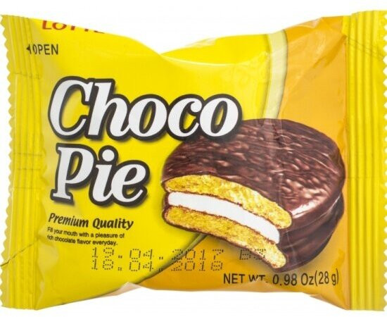Пирожное со вкусом банана «Choco Pie Banana»