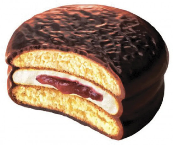 Пирожное со вкусом вишни «Choco Pie Cherry»