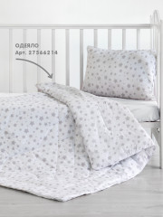 Подушка детская «Grey stars» - Фото 2