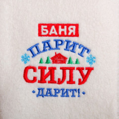 Рукавица для бани «Баня парит, силу дарит» - Фото 1