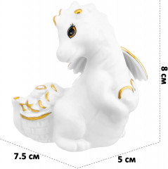 Фигурка декоративная «Дракон с денежным мешочком» - Фото 1