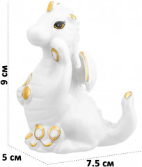 Фигурка декоративная «Дракон с монетками» - Фото 1