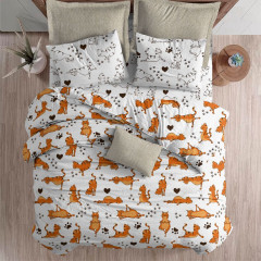 Комплект постельного белья «Котойога» - Фото 2