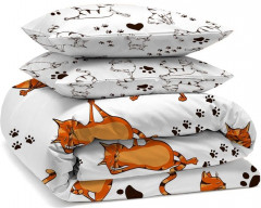 Комплект постельного белья «Котойога» - Фото 3