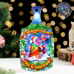 Доска разделочная сувенирная «На счастье!» - Фото 2