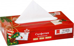 Салфетки бумажные «Новогодняя посылка» - Фото 3