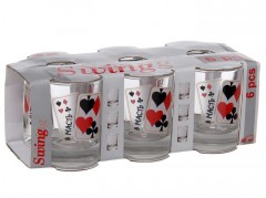 Набор стопок «В масть» 50 мл (6 шт) - Фото 1