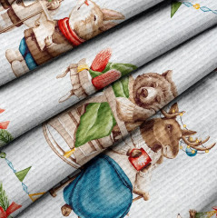 Комплект полотенец вафельных - Фото 5