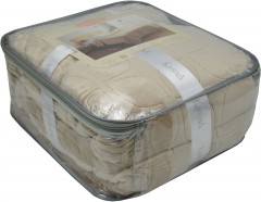 Плед «Palma» (2-спальный, велсофт, размер 220x240 см), розовый - Фото 1