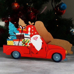 Органайзер для бутылок «Дед мороз в машине» - Фото 3