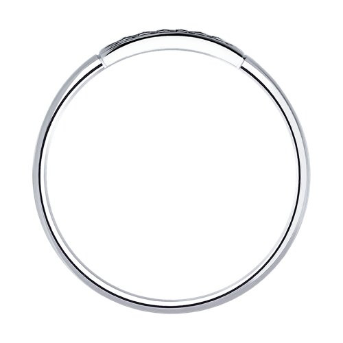 Кольцо из серебра с бриллиантами