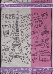 Комплект полотенец пестротканых "Paris" (Cleanelly, гладкотканое 50х70 - 2 шт., вафельное 50х70 - 1 шт.) в подарочной упаковке - Фото 1