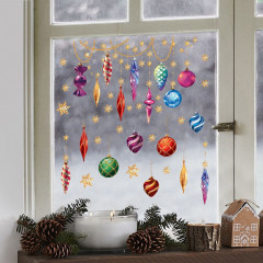 Наклейка для окон многоразовая «С Новым годом!» - Фото 2