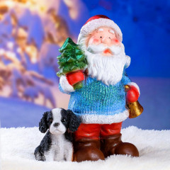 Статуэтка «Дед Мороз с ёлкой» - Фото 3