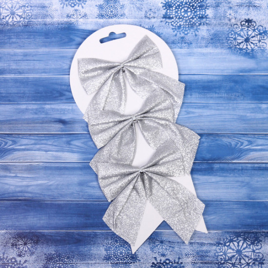 Набор бантов на елку «Зимнее очарование»