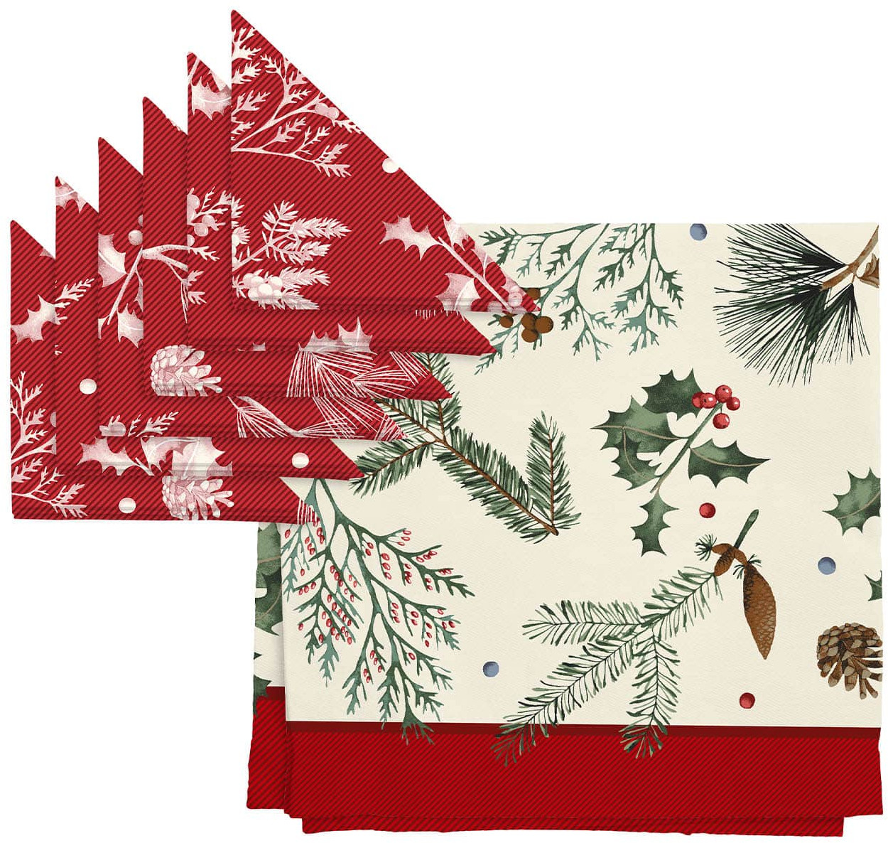 Комплект столового белья | Jolly christmas | Унисон | Фото 1