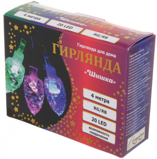 Гирлянда для дома «Шишка»