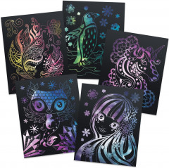 Набор для рисования в технике граттаж «Scratch and sketch» - Фото 4