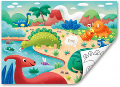 Пазл-раскраска «Динозавры. 2 в 1» - Фото 5