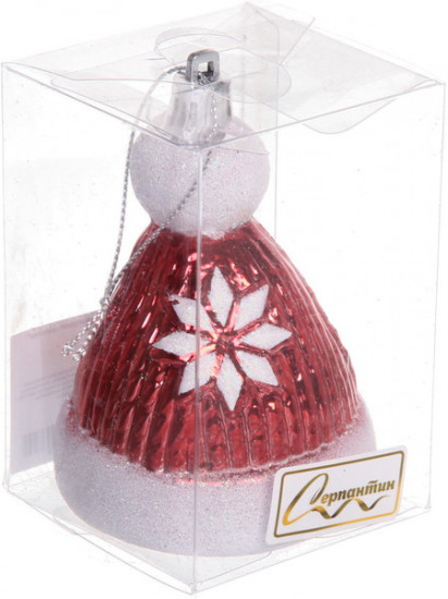Игрушка ёлочная «Новогодняя шапочка»