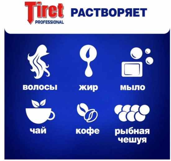 Средство для устранения и профилактики засоров «Профессионал»