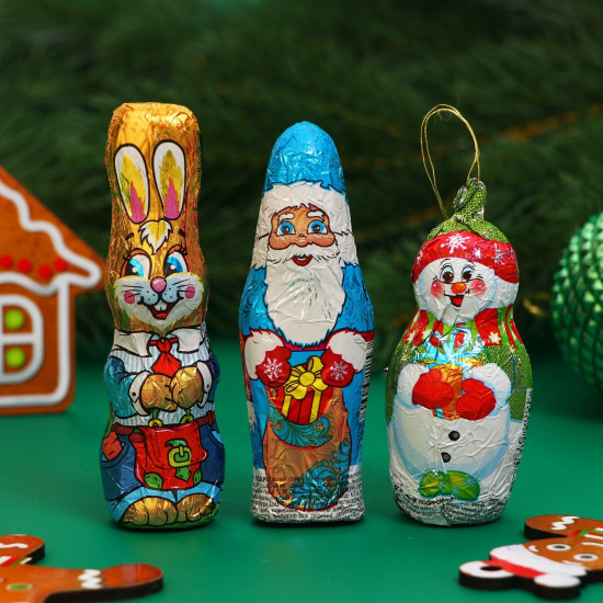 Набор изделий кондитерских «Дед Мороз, снеговик и кролик»