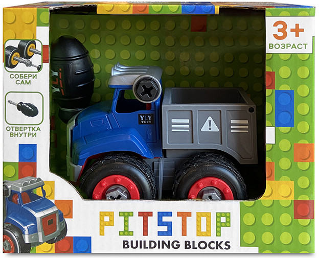 Машина инерционная «Самосвал» | Building blocks | Pit Stop | Фото 3