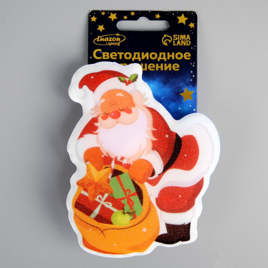 Игрушка cветодиодная «Дед Мороз с подарками»