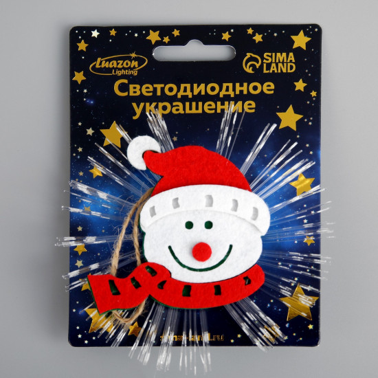 Игрушка cветодиодная «Снеговик»