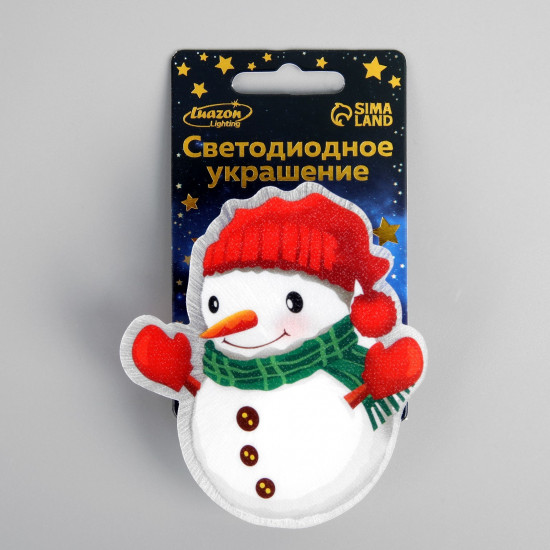 Игрушка cветодиодная «Снеговик»