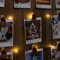 Гирлянда-нить с насадками «Прищепки-домики» - Фото 2