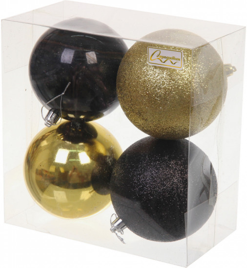 Набор шаров новогодних «Микс фактур»