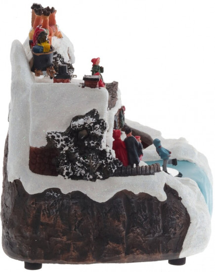 Фигурка музыкальная с подсветкой «Рождество»