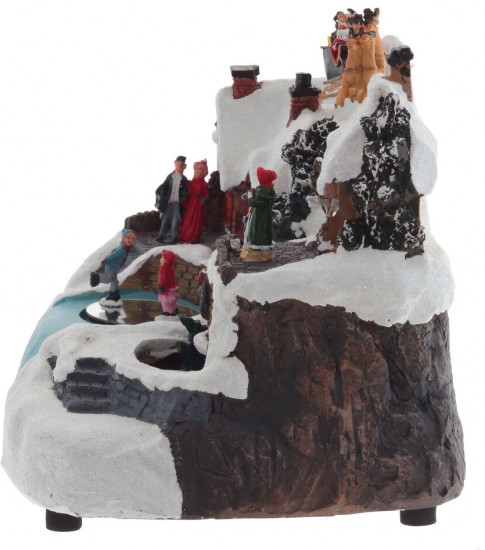 Фигурка музыкальная с подсветкой «Рождество»