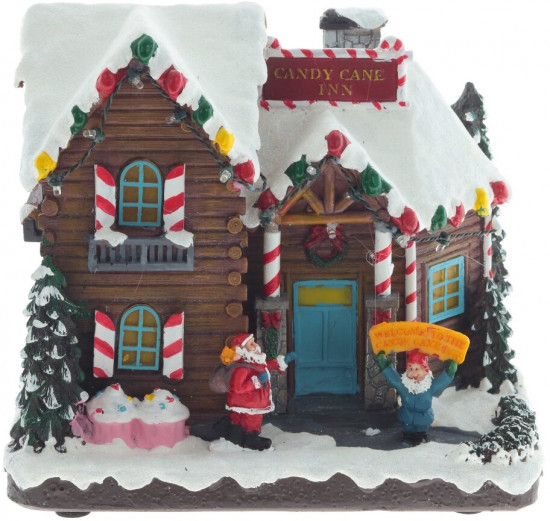 Фигурка музыкальная с подсветкой «Рождество»