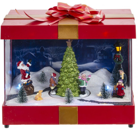 Фигурка музыкальная с подсветкой «Рождество»