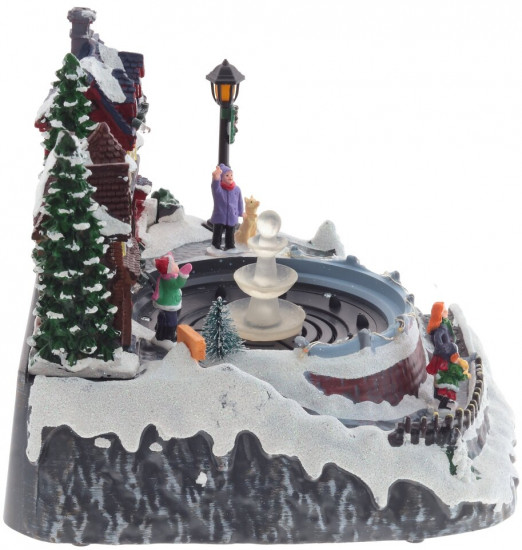 Фигурка музыкальная с подсветкой «Рождество»