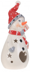 Фигурка декоративная с подсветкой «Снеговик» - Фото 3