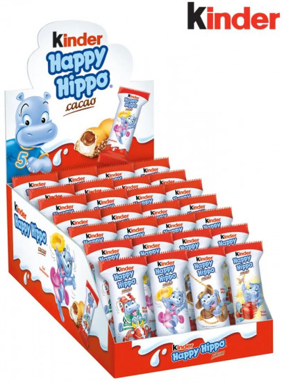 Батончик вафельный «Happy Hippo Cacao»
