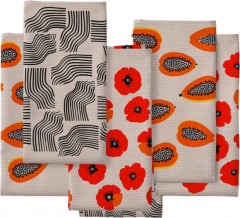 Комплект полотенец вафельных - Фото 7