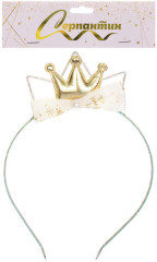 Ободок карнавальный «Королевский бант» - Фото 1